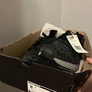 adidas Black and Gray Athletic Shoes